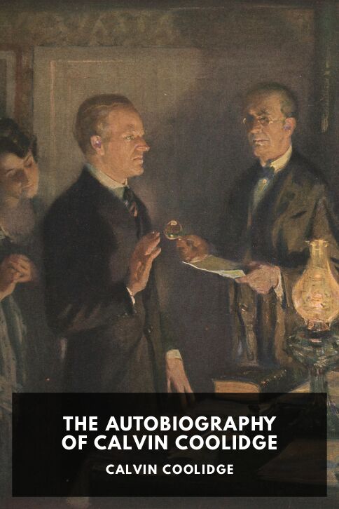 Typing practice story cover: The Autobiography of Calvin Coolidge