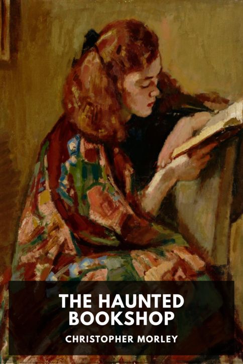 Typing practice story cover: The Haunted Bookshop