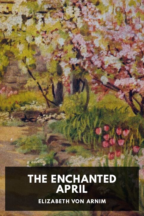 Typing practice story cover: The Enchanted April