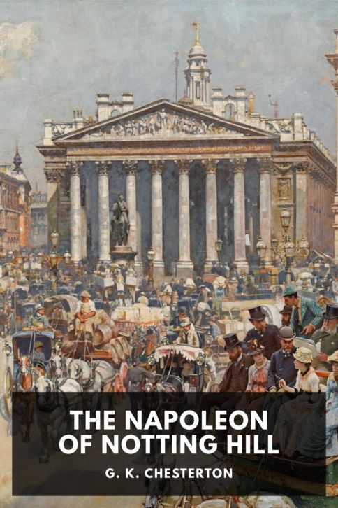 Typing practice story cover: The Napoleon of Notting Hill