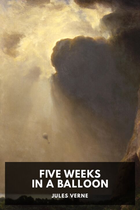 Typing practice story cover: Five Weeks in a Balloon