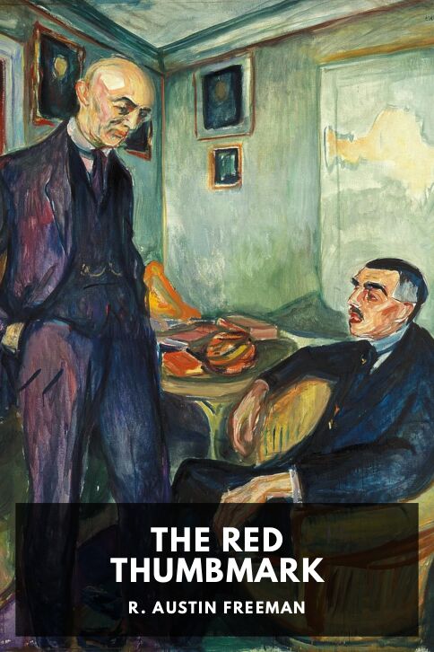 Typing practice story cover: The Red Thumbmark